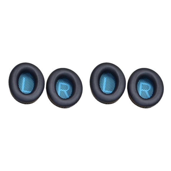 Almohadillas para oídos Sidaley para QuietComfort Azul negro 2 piezas