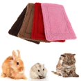 thumbnail image 4 of Manta rosa para animales pequeños de JANDEL, de doble cara, de forro polar, para hámster, conejo, gato, gatito, cálida, funda de cama, accesorios para mascotas, 4 of 5