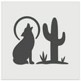 thumbnail image 1 of Southwest Coyote Cactus Moon DIY Cookie Wall Craft Stencil - 7.0 Inch, 1 of 5