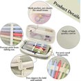 thumbnail image 4 of Large Capacity Pencil Case, Pencil Case for Adult, Cute Pencil Case, Pen Pencil Organizer for Stationery Supplies Marker Highlighter for Middle High S, 4 of 4
