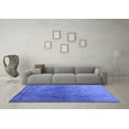 thumbnail image 3 of Ahgly Company Indoor Round Persian Blue Bohemian Area Rugs, 4' Round, 3 of 4