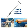 thumbnail image 5 of Car Dent Puller Repair Tools T Dent Remover Kit Auto Body Paintless Body Part Tool Sheet Metal Slide Removal Hammer, 5 of 6