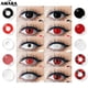 thumbnail image 2 of AMARA-lentes de contacto de Color para Halloween, lentes de Color blanco y negro, multicolor, para pupila hermosa anual, 2 unidades, 2 of 4