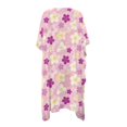 thumbnail image 2 of HELLHERO High Quality Fabrics Women's Swimsuit Coverups for Beach Long Free Size Women's Kimono Swimsuit Coverups Plumeria Print, 2 of 6