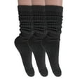 thumbnail image 3 of Slouch Socks for Women Extra Heavy Extra Long Shoe Size 5-10 - (Anthracite, 1 Pair), 3 of 13