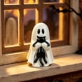 thumbnail image 4 of Tuvgenk Cute Ghost With Black Cat Resin Figurines Halloween Mini Decor Statues For Tabletop And Shelf Ornament, 4 of 6