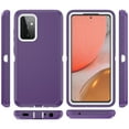 thumbnail image 3 of Xihaiying Samsung Galaxy A72 5G Case Heavy Duty Hard Shockproof Armor Protector Case Cover for Galaxy A72 5G Phone Case (Purple+White), 3 of 6