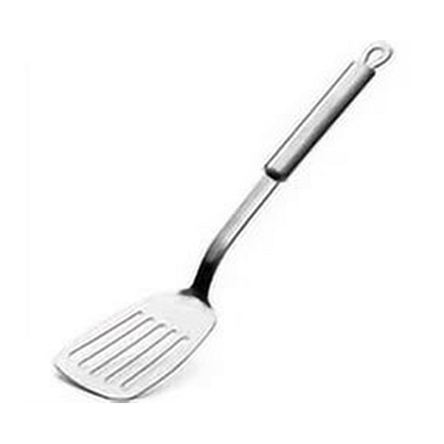 Espátula ranurada Turner, Espátula ranurada de acero inoxidable Turner 38 cm de longitud para freír filete Pescado Huevos Pastel Utensilio de cocina. acero inoxidable 1 pieza, plateado