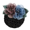 thumbnail image 4 of Horquilla para el cabello con forma de rosa, broche de rosa nupcial, pinzas para el cabello para bodas y bodas. pinza de pelo de frijol, 4 of 7