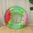 thumbnail image 4 of Anillo de natación HUOGUO redondo bicolor sandía para niños mayores de 8 años, 4 of 5
