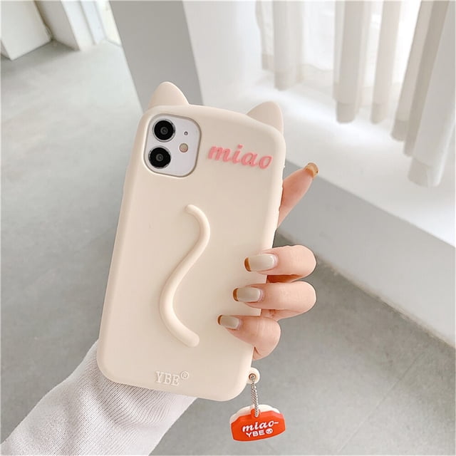 Bonita funda de teléfono rosa con corazón de amor para niña, carcasa trasera de silicona suave para iphone 14pro Max, 12, 11, 13pro Max, XR, XS Max, 7, 8Plus, Se Fivean unisex