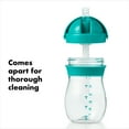 thumbnail image 5 of OXO Tot Transitions Straw Cup, Teal, 9 oz, 2-Pack, 5 of 6