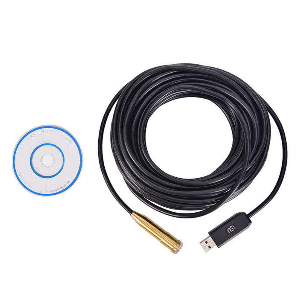 50Ft Pipe Inspection Camera Endoscope Video Sewer Drain Cleaner Waterproof US 