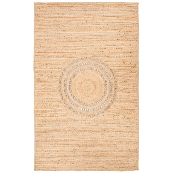SAFAVIEH Natural Fiber Loew Geometric Area Rug, Beige, 3' x 5'
