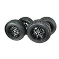 thumbnail image 3 of (New) Antego 205/50-10 with 10x7 Fusion Glossy Black Wheels for Golf Cart (Set of 4), 3 of 6