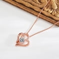 thumbnail image 2 of Conjunto Collar Rosa Eterna, Conjunto de Caja de Flor Eterna Regalo Romántico para Mujer, San Valentín, Aniversario de Bodas, Día de la Madre, Aniversario (Rosa), 2 of 4