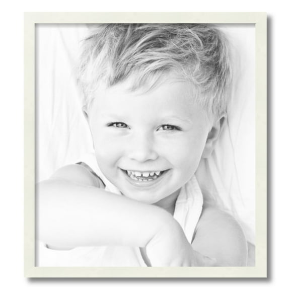 ArtToFrames 20" x 22" White Picture Frame, 20x22 inch White Wood Poster Frame (WOM-5138)