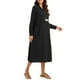 thumbnail image 5 of Vestido, Vestido de manga larga para mujer con bolsillos Vestido de fiesta informal de talla grande Abody Negro/Pequeña, 5 of 7