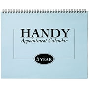 5-Year Appointment Calendar Planner, Monthly Schedule Organizer, Flip Calendar Diary with Tabs, Spiral Bound Top, 8 ½” Wide x 11” Long, 2022-2026