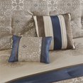 thumbnail image 3 of Ensemble de Literie Madison Park Essentials Delaney 24 Pcs en Polyester Bleu Marine, 3 of 18