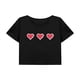 thumbnail image 1 of Top corto suelto para mujer, ropa deportiva de verano, Top sencillo de manga corta para ir de compras M, 1 of 7