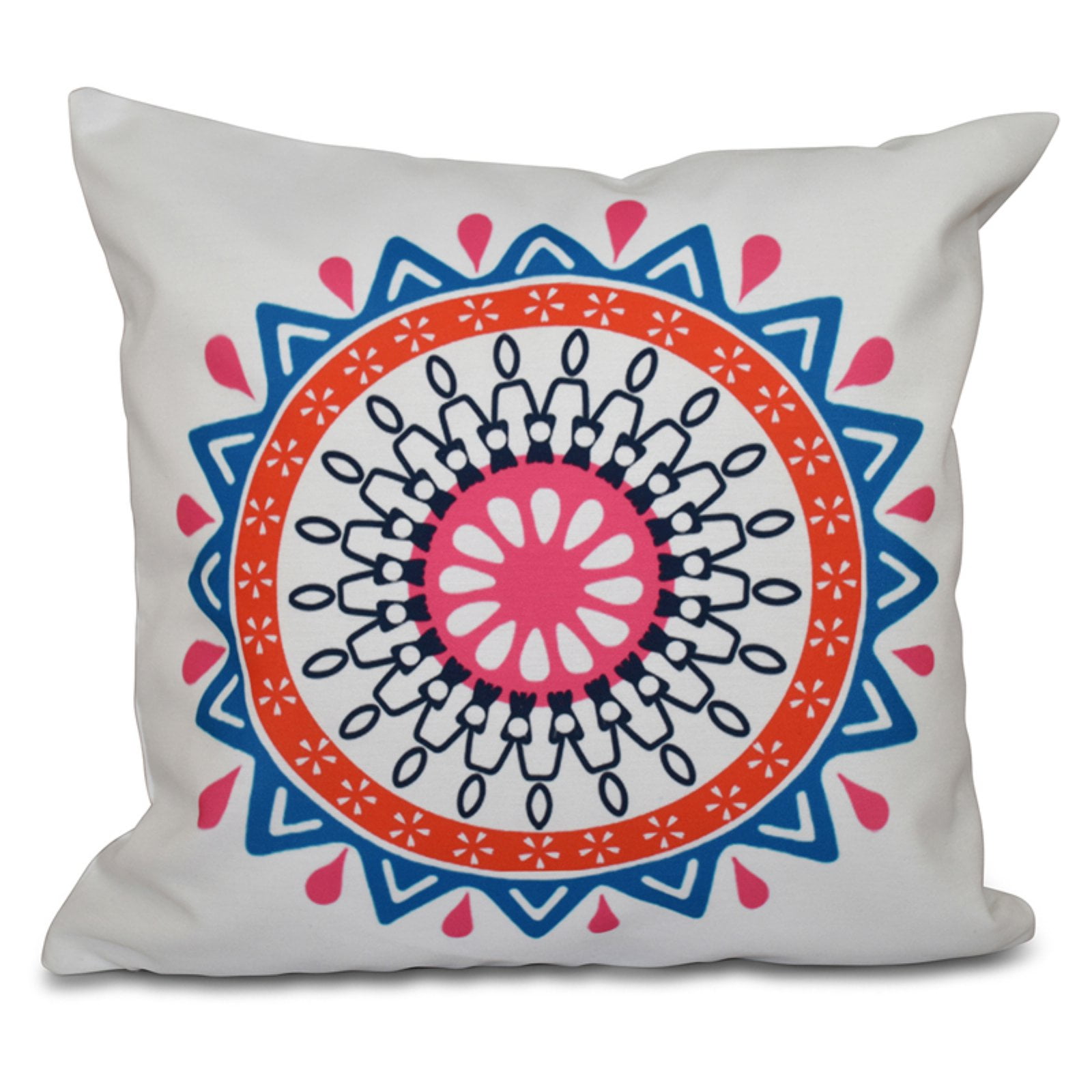 E by Design Happy Hippy Mod Decorative Pillow - Walmart.com
