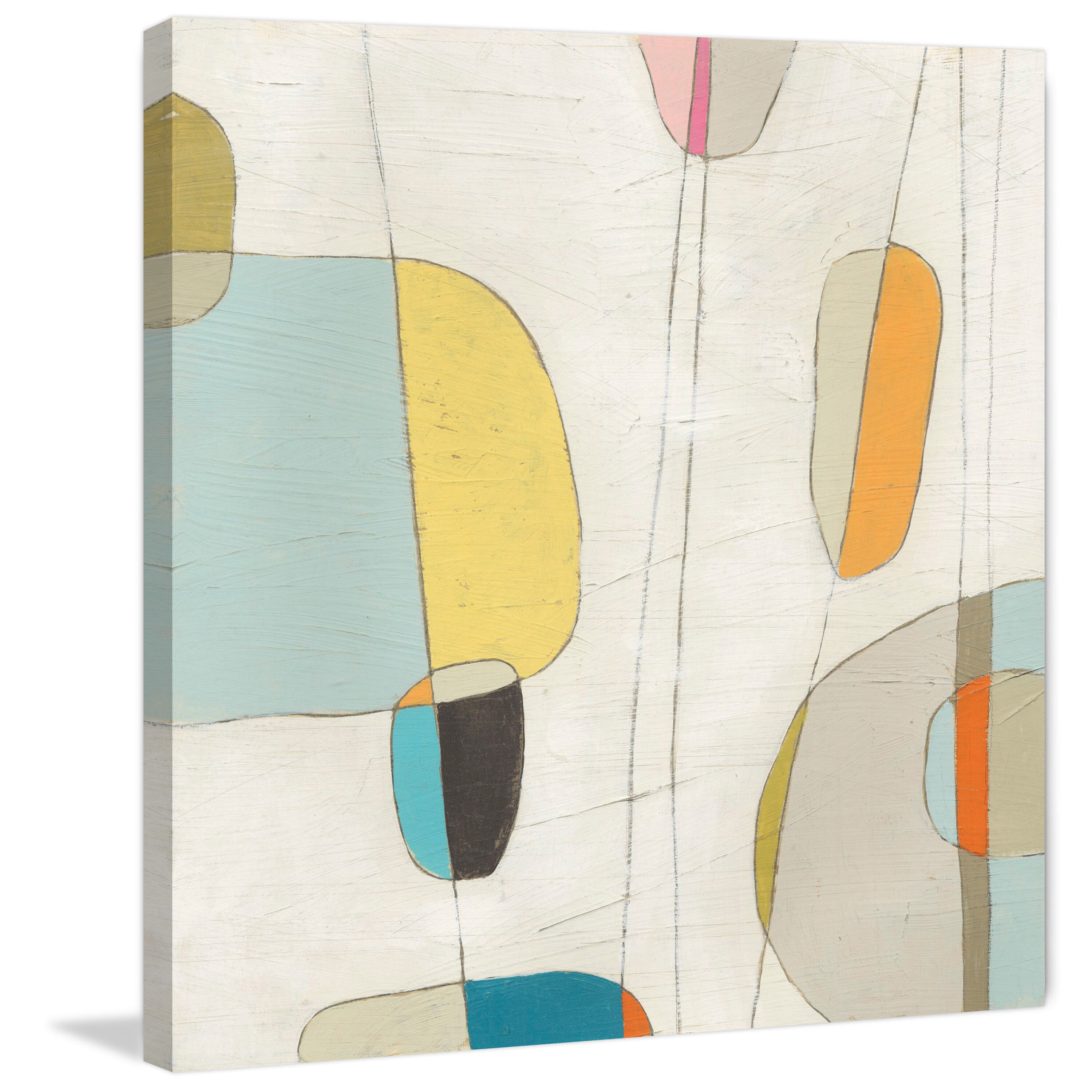Marmont Hill "Molecular Motion I" Painting Print on Wrapped Canvas