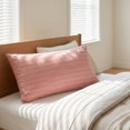thumbnail image 2 of Unique Bargains 2Pcs Cotton Wrinkle Resistant Durable Pillowcase Queen Pink, 2 of 4
