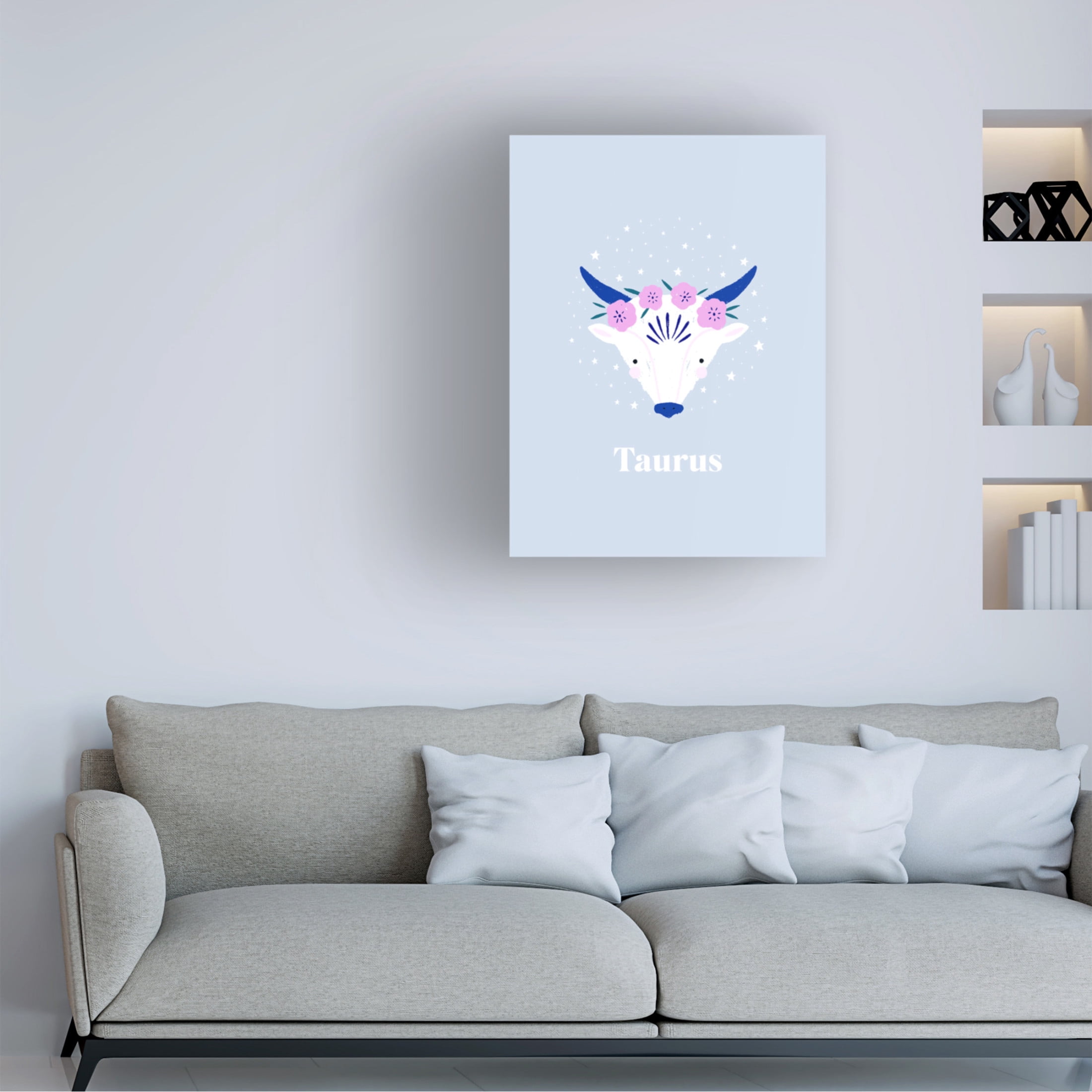 Trademark Fine Art Aislinn Simmonds  Taurus Canvas Wall Art