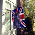 thumbnail image 2 of Carolines Treasures SS4913CHF Cocker Spaniel With English Union Jack British Flag Flag Canvas House Size, 2 of 4