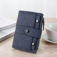thumbnail image 2 of Women Wallet Leather Zip Coin Purse Clutch Handbag Small Mini Card Holder Short Purse, 2 of 2