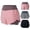 Pink, variant on Meterk Women Running Shorts 2-in-1 with Pocket Wide Waistband Coverage Layer Liner Lounging Sport Yoga Leggings Fitness Workout Athletic Gym Home Sportswear