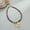 NMSN-K6210-1, variant on 18K Gold Plated Stainless Steel Leopard Print Leather Cord Choker Necklace, Multi Charms Sun Bird Cross Baroque Pearl Pendant Clavicle Jewelry for Women