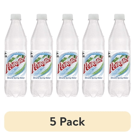 (5 pack) Peafiel Mineral Spring Water, 20.3 Fl. Oz.