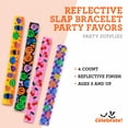 thumbnail image 3 of Reflective Slap Bracelet Party Favors, Multicolor, 4 Count, Halloween by Way To Celebrate, 3 of 7