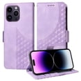 thumbnail image 5 of Funda GANGXUN para iPhone 14 Pro Max con diseño acolchado elegante, cuero PU, protección total y ajuste preciso, 5 of 5