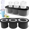 thumbnail image 2 of Molde Hielo Bandeja Cubos 3 Cuadrículas para Tumbler Cup 40oz Silicone (), 2 of 9