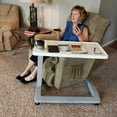 thumbnail image 5 of YBQF Overbed Table and Hospital Bed Table - Table With Wheels - Over The Bed Table For Home Use and Hospital, Bedside Table With Wheels, Over Bed Desk, Over Bed Table With Wheels, 5 of 7