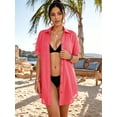 thumbnail image 3 of MOYIKO Summer Swimsuit Coverups for Women Bathing Suit Ladies Spread Neck Beach Dress with Pockets, 3 of 7