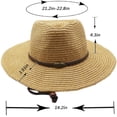thumbnail image 3 of Chapeau de Cowboy Rond en Paille pour Hommes, 3 of 5