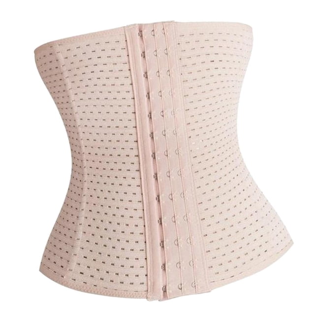 Cintura Transpirable Tummy Corset Faja Cinturón Body Shaper Trainer L Color De Piel Sunnimix Entrenador de cintura corsé