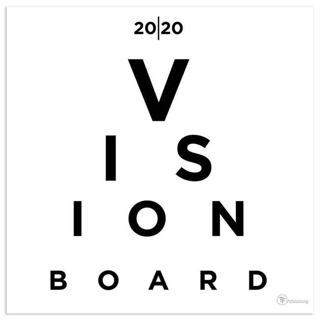 2020 Vision Board Wall Calendar - Walmart.com