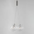 thumbnail image 2 of E25084-18SN-ET2 Lighting-Burst - 7.2W 4 LED Pendant-39.5 Inches Tall and 17 Inches Wide-Satin Nickel Finish-Clear Glass Color, 2 of 5