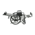 thumbnail image 4 of Drive Medical Silver Sport Full-Reclining Wheelchair, Desk Arms, 18" Seat, 4 of 5