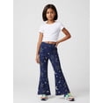 thumbnail image 3 of 3-4Y Girls Colored Flared Pants Digital Print Trousers Slim-Fit Wide Leg Flare for Spring Summer Autumn, 3 of 6
