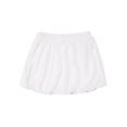 thumbnail image 1 of Kleverkids Toddler Baby Girls Embroidery Bubble Skirt – Peruvian Pima Cotton, Balloon Skirt, Elastic Waist, Pull-On, Solid Colors – White, 5, 1 of 5