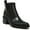 Black Leather, variant on Franco Sarto Womens Dalden Leather Square Toe Ankle Boots