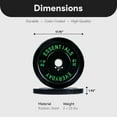thumbnail image 2 of BalanceFrom 50 lb Olympic Rubber Bumper Weight Plate Set with 2” Steel Hub Inserts, 2 of 12