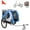 Blue, variant on Wallke Dog Bike Cargo Trailer for eBike, Up to 90 lbs, Tow with Bicycle, Quick Release Aluminum Wheels,Bike Trailer, Flag, Pet Cart Bicycle Carrier, Universal Bicycle Coupler, Collapsible to Store