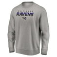 thumbnail image 2 of Men's Gray Baltimore Ravens Elevate Play Pullover Sweatshirt, 2 of 3